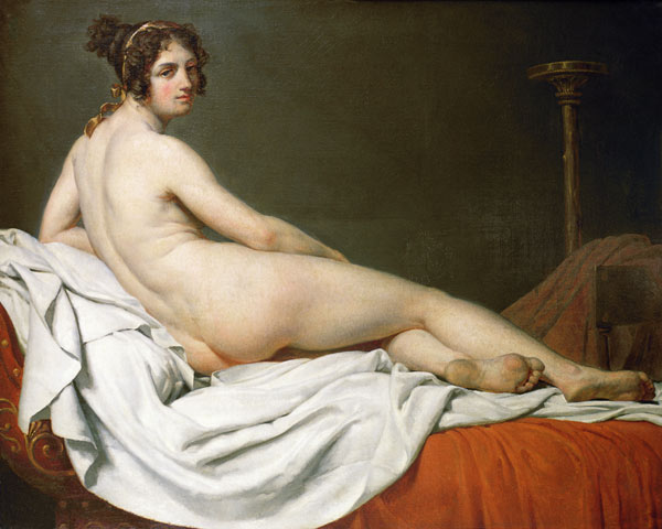 Reclining Nude à Jacques Louis David