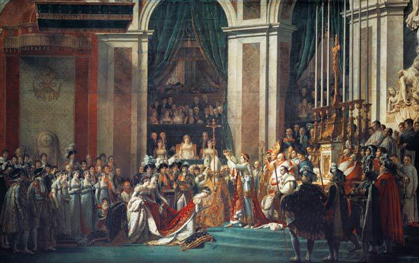 Le couronnement de Napoléon à Notre-Dame de Paris, le 2 décembre 1804