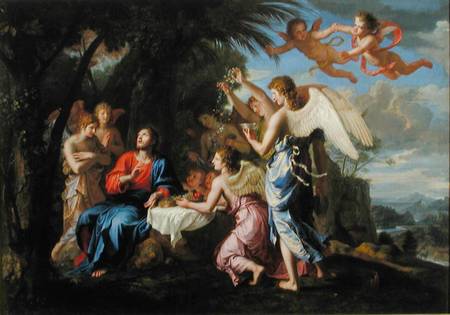Christ Served by the Angels à Jacques Stella