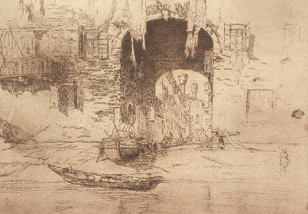 San Biagio, Venice à James Abbott McNeill Whistler