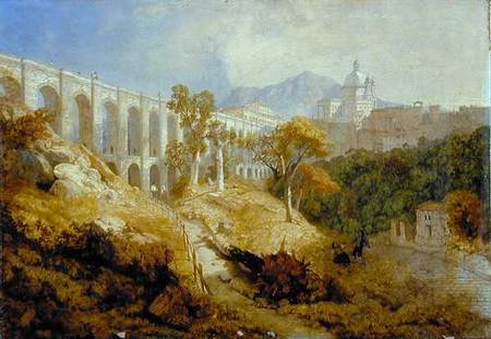 The Aqueduct at Arricia, Near Rome à James Baker Pyne