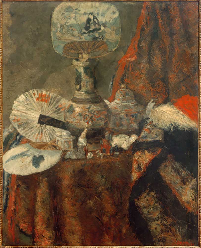 Chinoiserie, fans and fabrics à James Ensor