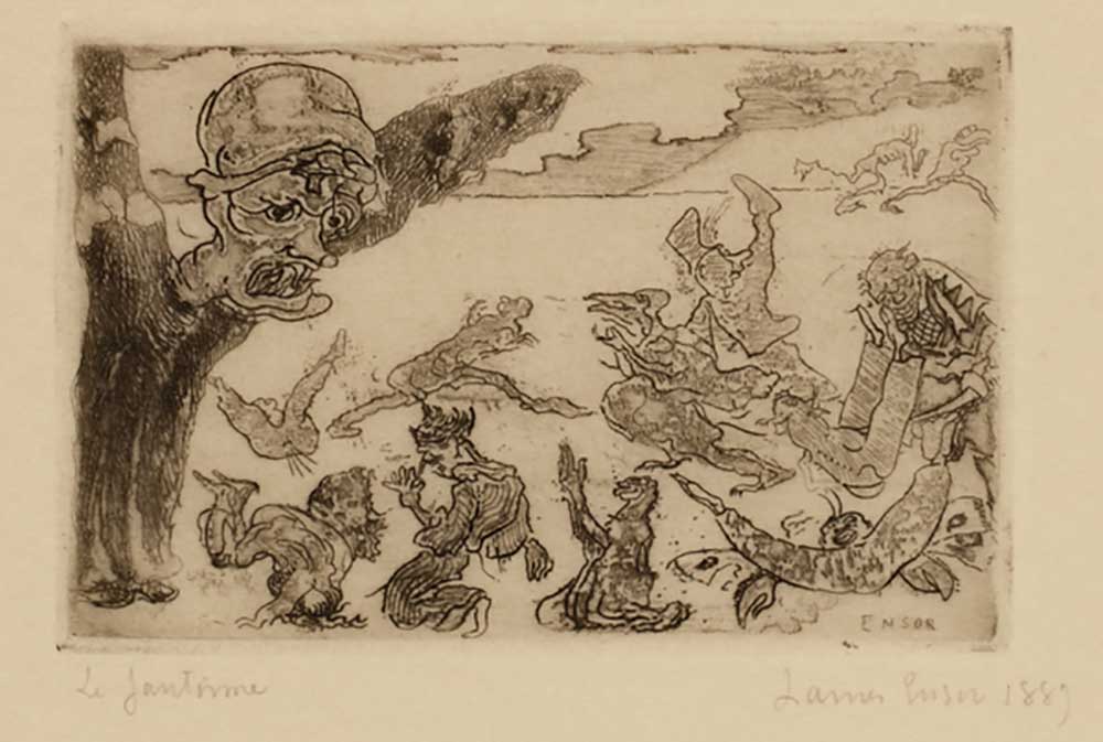 The Apparition, 1889 à James Ensor
