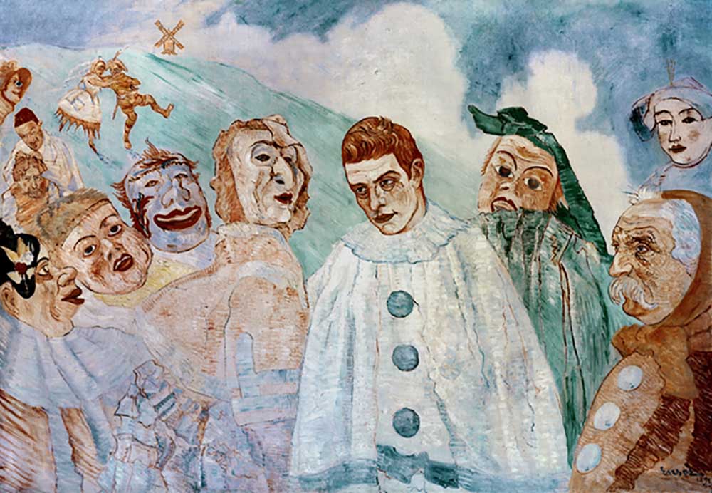 The Despair of Pierrot (Jealous Pierrot) 1892 à James Ensor