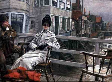 Waiting for the Ferry à James Jacques Tissot