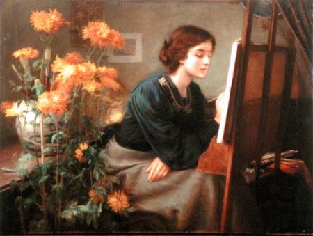 At the Easel à James N. Lee