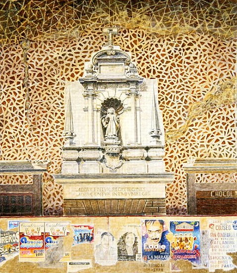 Angel Niche of the Convent of Jesus-Maria, 2001 (oil on canvas)  à  James  Reeve