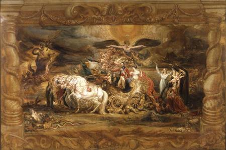 The Triumph of Arthur (1769-1852) Duke of Wellington à James Ward