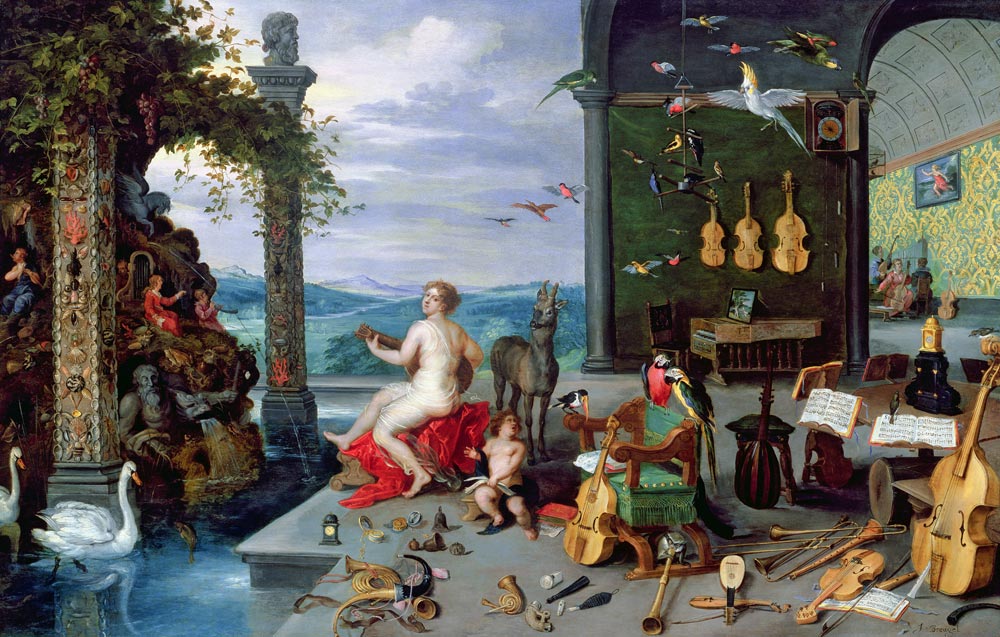 Allegory of Music à Jan Brueghel l'Ancien