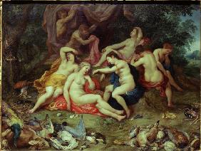 Brueghel t.E. / Diana and Nymphs /c.1620