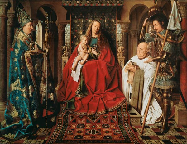 La Madonne du Kanonikus Georg van der Paele à Jan van Eyck