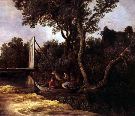 Landscape with Bridge à Jan van Goyen