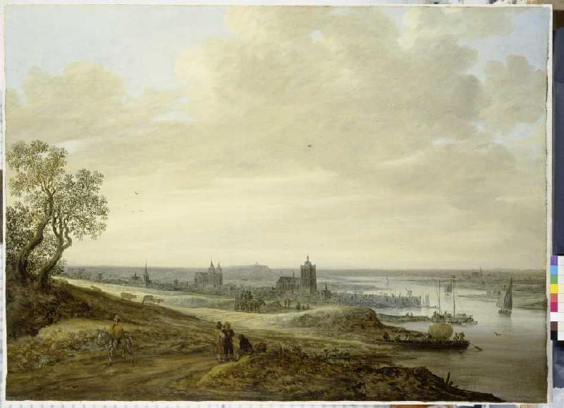 Panorama-Landschaft mit Blick auf Arnheim à Jan van Goyen