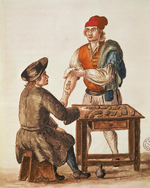 Venetian Tattooer à Jan van Grevenbroeck