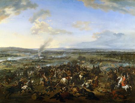La bataille à Hoechstaedt 13.8.1704