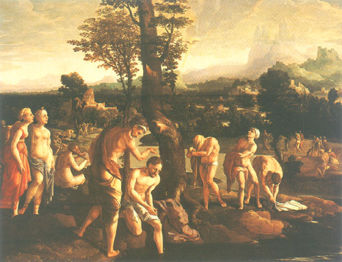 le baptême du Christ à Jan van Scorel