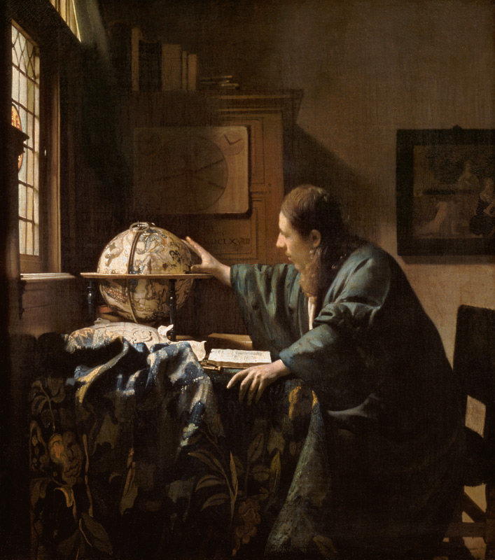L'astronome à Johannes ou Jan  Vermeer de Delft