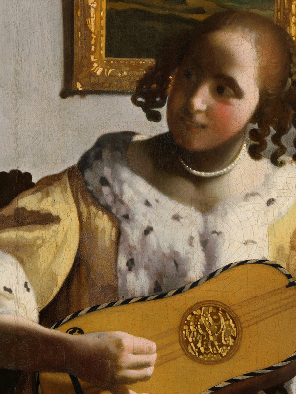 The Guitar Player à Johannes ou Jan  Vermeer de Delft