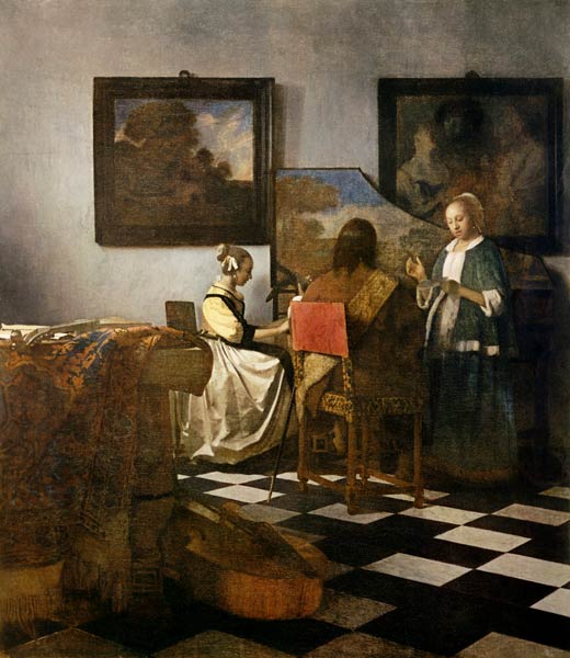 Le concert à Johannes ou Jan  Vermeer de Delft