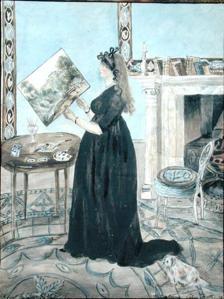 Portrait of Elizabeth Anne Fordyce in the Little Sitting Room at Putney Hill à Jane Maxwell Fordyce