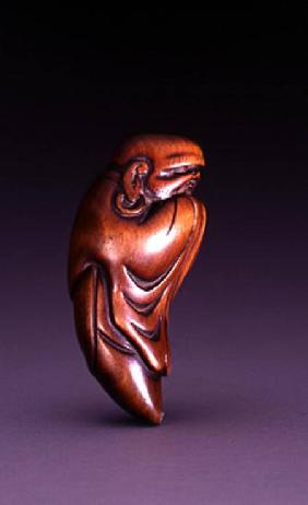 Netsuke of a Daruma ghost