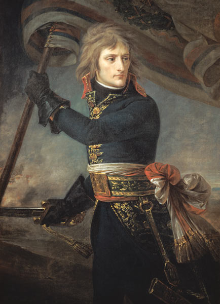 General Bonaparte (1769-1821) on the Bridge at Arcole à Jean-Antoine Gros