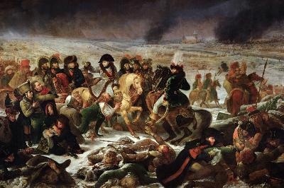 Napoléon sur le champ de bataille d'Eylau