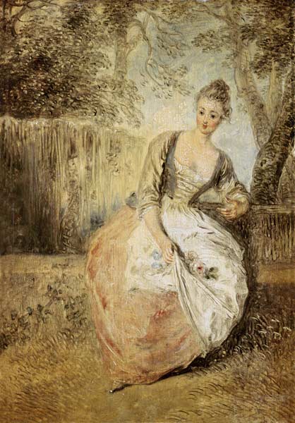 l'amoureuse impatiente à Jean-Antoine Watteau