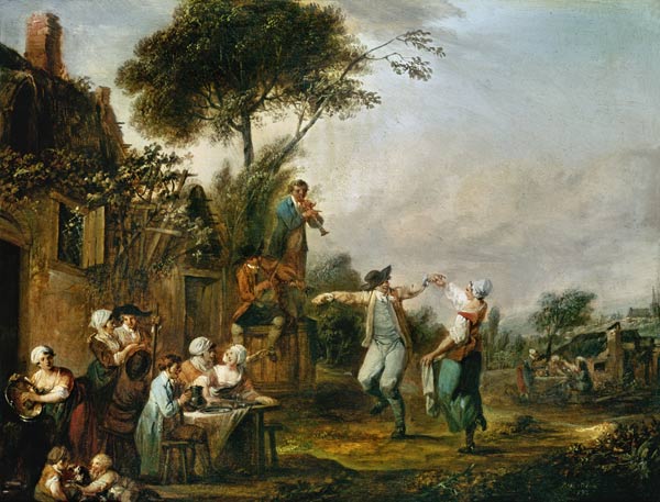 mariage à la campagne à Jean-Antoine Watteau