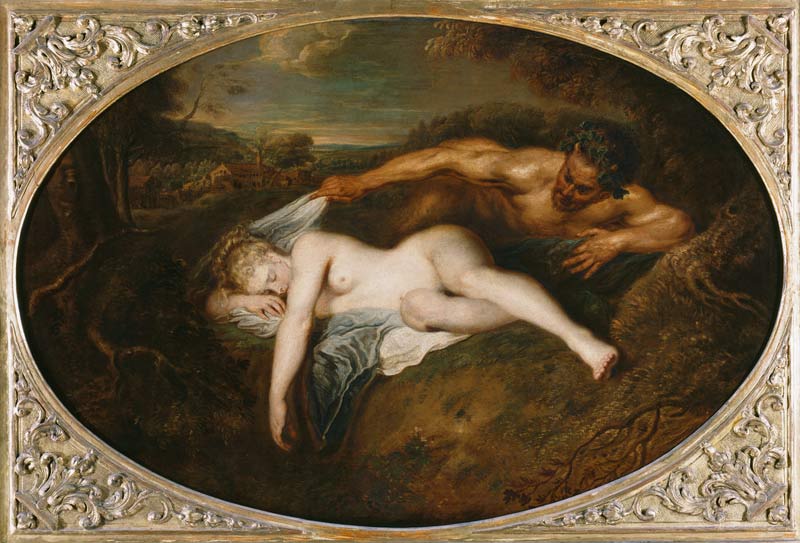 Jupiter et Antiope à Jean-Antoine Watteau