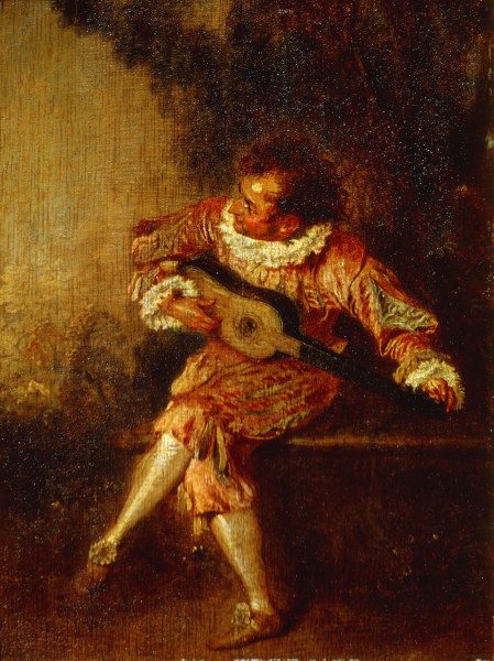 Watteau / The Serenader / 1715 à Jean-Antoine Watteau