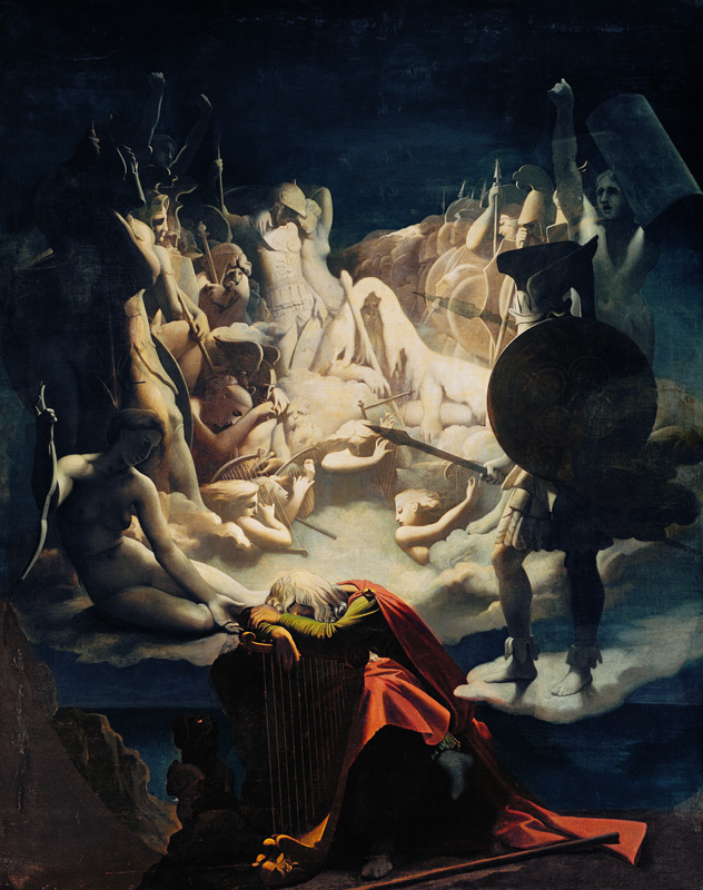 The dream of the Ossian - Jean Auguste Dominique Ingres