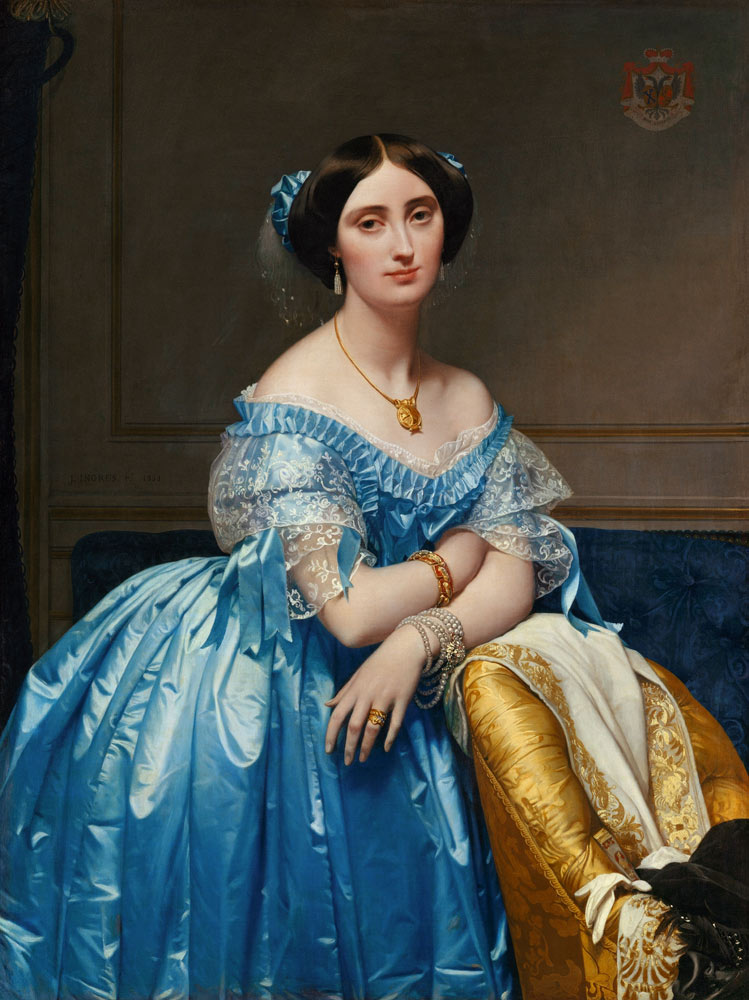 Jean Auguste Dominique Ingres - Portrait of the Princesse de Broglie