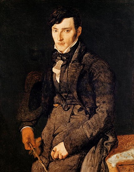 Portrait of Jean-Pierre-Francois Gilibert (1783-1850) 1804-05 à Jean Auguste Dominique Ingres
