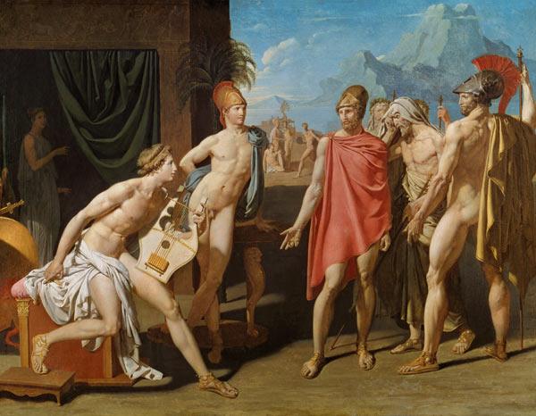 Achille recevant les ambassadeurs d'Agamemmnon.