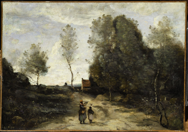 The Street à Jean-Baptiste-Camille Corot