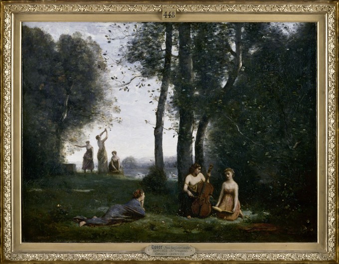 Le Concert Champêtre (Woodland Music-makers) à Jean-Baptiste-Camille Corot