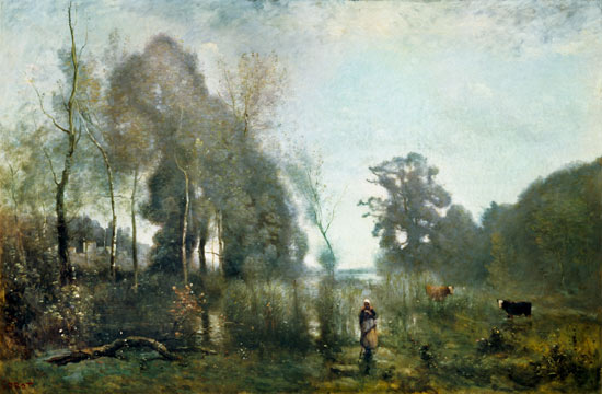 L'étang de  Ville d'Avray à Jean-Baptiste-Camille Corot