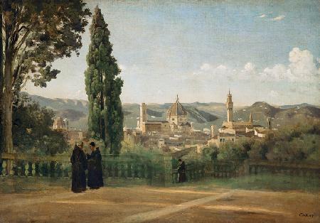 Florence, vue sur le jardin Boboli