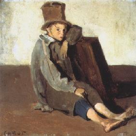 Enfant avec le grand chapeau