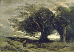 Ein Windstoss à Jean-Baptiste-Camille Corot