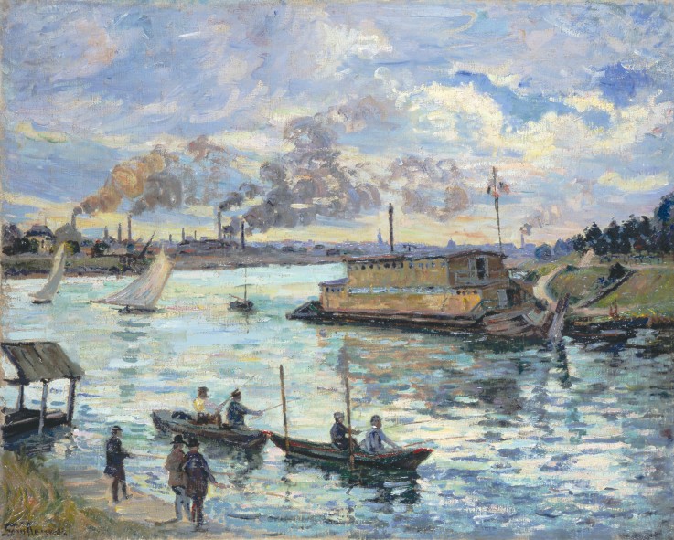 River Scene à Jean-Baptiste Armand Guillaumin