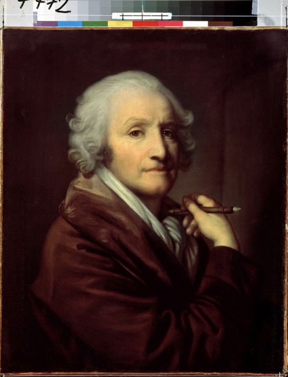 Self-portrait à Jean Baptiste Greuze