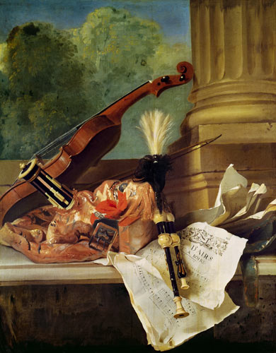 Attributes of Music à Jean Baptiste Oudry