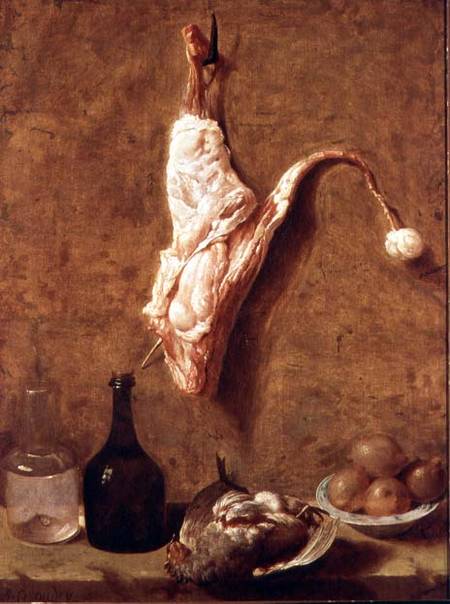 Still Life with a Leg of Veal à Jean Baptiste Oudry