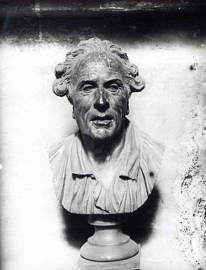 Self-portrait (plaster) à Jean-Baptiste Pigalle