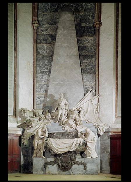 Tomb of Marshal Maurice de Saxe (1696-1750) à Jean-Baptiste Pigalle
