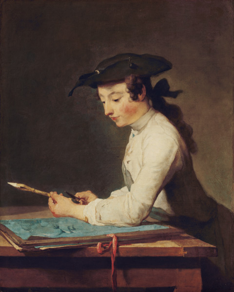 The draughtsman à Jean-Baptiste Siméon Chardin