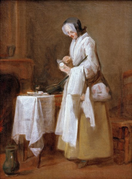 Recovery meal à Jean-Baptiste Siméon Chardin