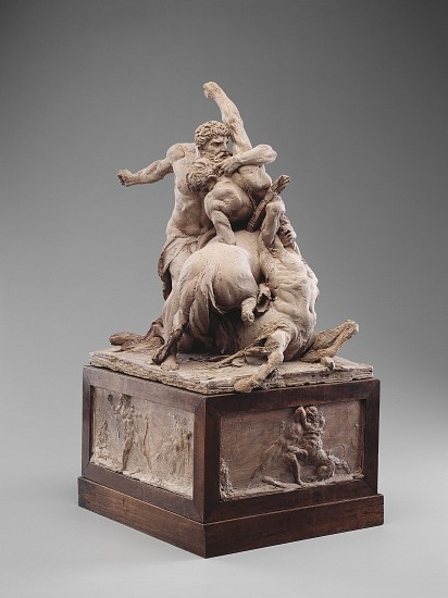 Hercules Fighting Two Centaurs à Jean-Baptiste Stouf